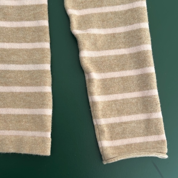 J. McLaughlin Gray and Pink Striped Long Sleeve Shirt XS - Picture 5 of 7